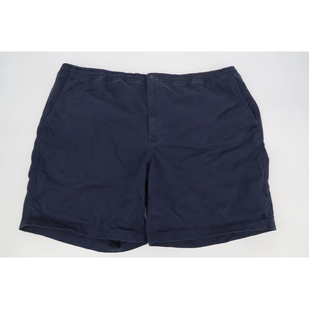 Polo Ralph Lauren Chino Shorts Mens 4XLT Navy Blue Stretch Classic Fit Pony